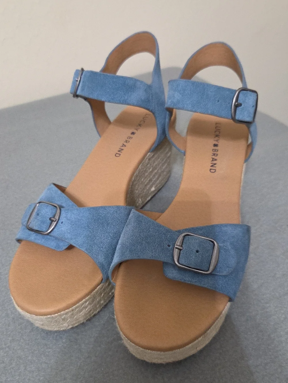 Lucky Brand Light Blue Leather 3